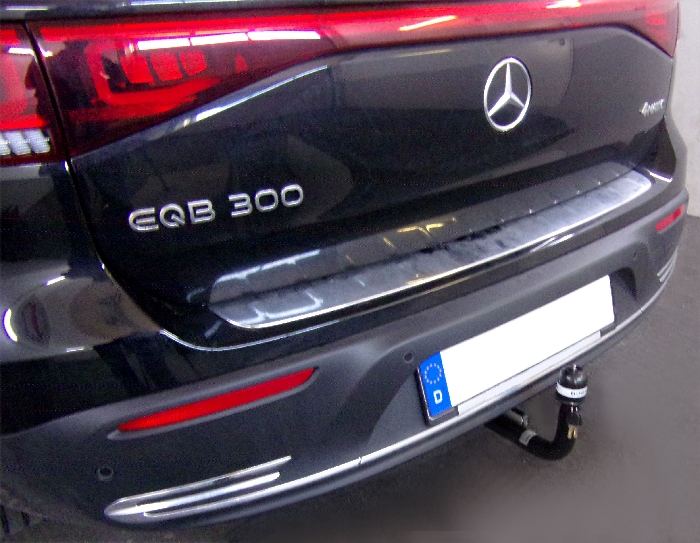 Anhängerkupplung Mercedes-EQB X243, mit Elektrosatzvorbereitung, nur für Heckträgerbetrieb, Baujahr 2021-